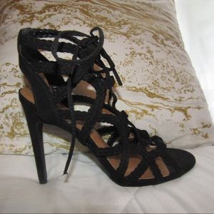 Black heels.
